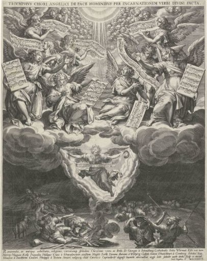 The Annunciation to the Shepherds by the Choir of Angels