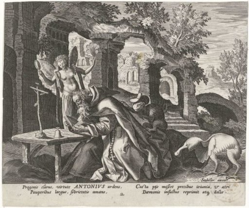 Anthony the Great as a Hermit