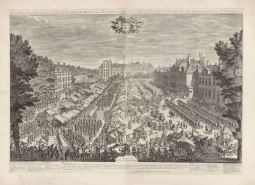 The Hague Fair with the Prince and Princess of Orange, 1686