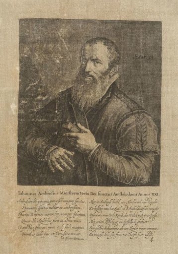 Portrait of Johannes Ambrosius, preacher