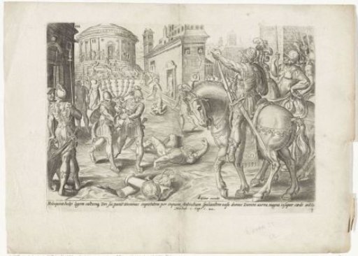 Antiochus Epiphanes plunders the Temple of Jerusalem