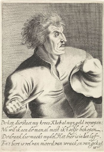 Drunkard with a Knife in His Hand