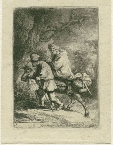 The flight into Egypt