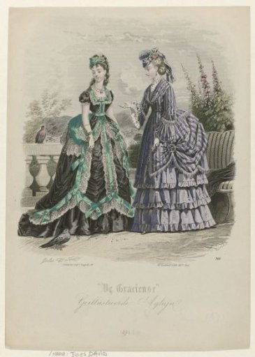 The Graceful, Illustrated Aglaja, ca. 1871, No. 966