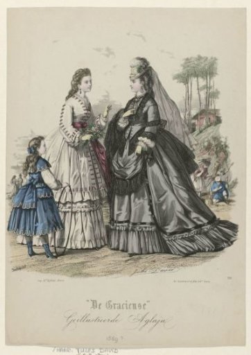 The Graceful, Illustrated Aglaja, ca. 1869, No. 999