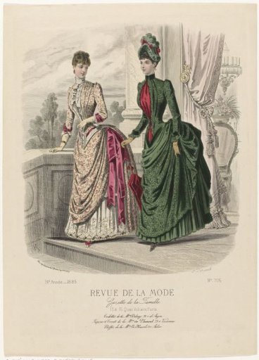 Revue de la Mode, Gazette de la Famille, Sunday 5 July 1885, 14th Year, No. 705: Outfits of M. Duboys (...)