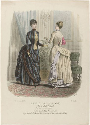 Review of Fashion, Gazette of the Family, Sunday, September 26, 1886, 15th Year, No. 769: Toilettes of Mme Pelletier-Vidal (...)