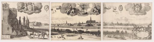 View of Haarlem, Consisting of Three Parts