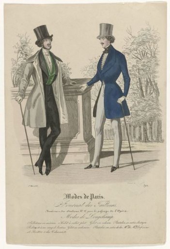 Journal des Tailleurs, Parisian Fashions, 1 May 1838, No. 392: Longchamp Fashions (...)