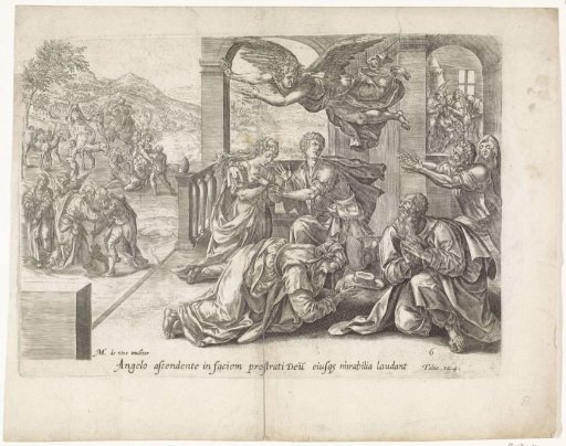 Departure of the angel Raphael