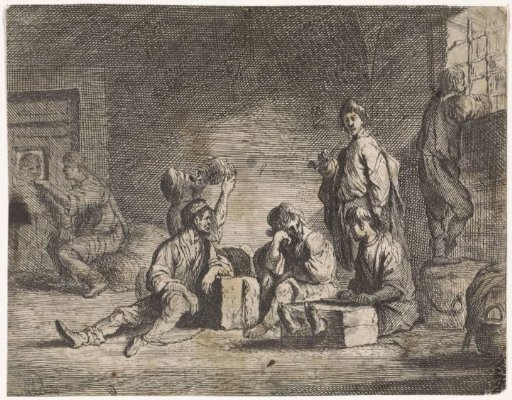 Prisoners in a dungeon