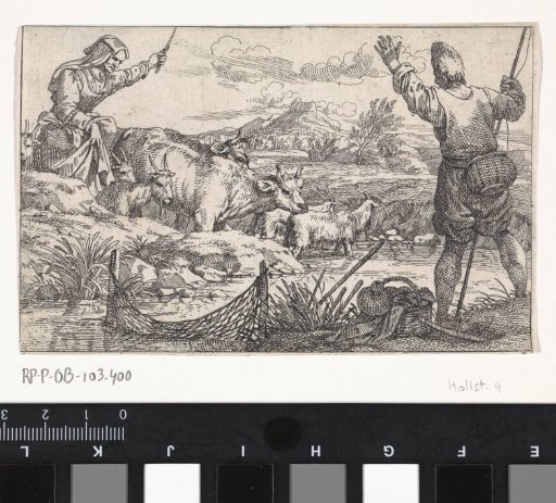 Fisher by a river