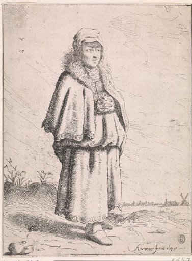 Woman with folded hands