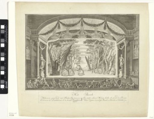Theatre with stage scenery: The Forest