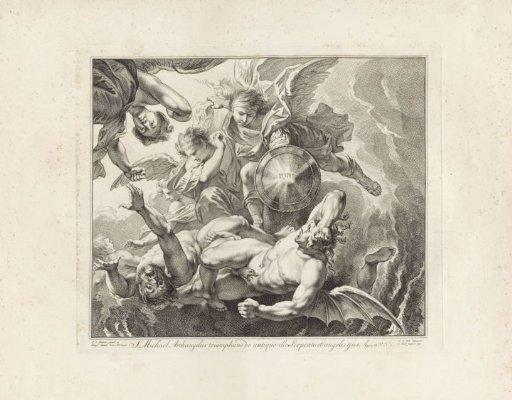 Michael fighting devils