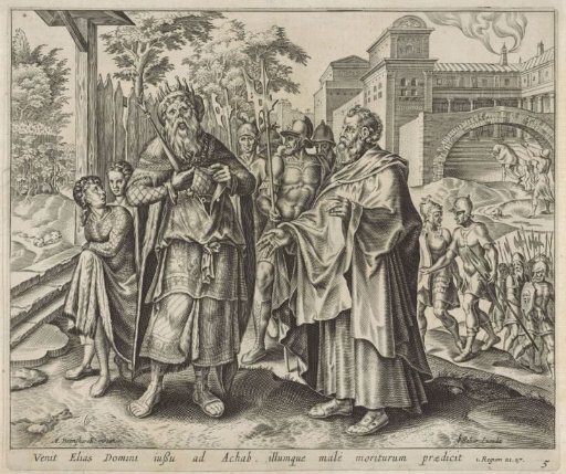 Ahab Shows Repentance After the Curse of Elijah