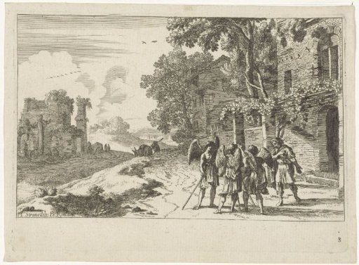 Abraham receives the three angels