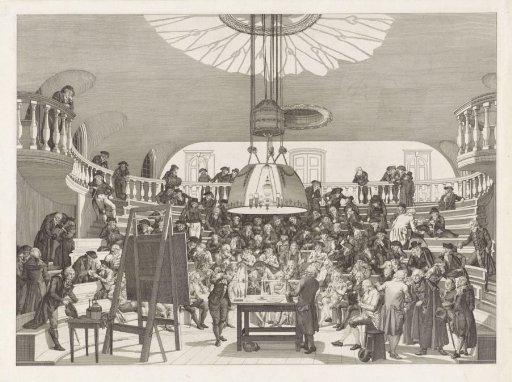 Hall of Physics in Felix Meritis, 1789