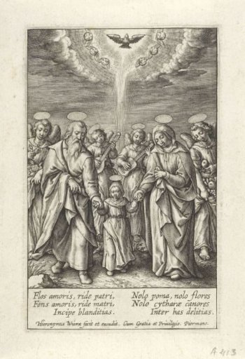 Mary with Her Parents Joachim and Anna