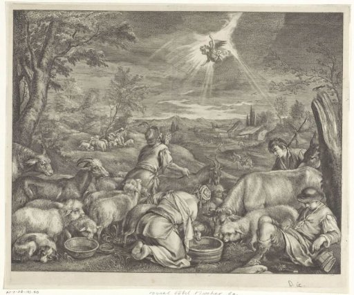 Abraham Departs for Shechem / The Annunciation to the Shepherds