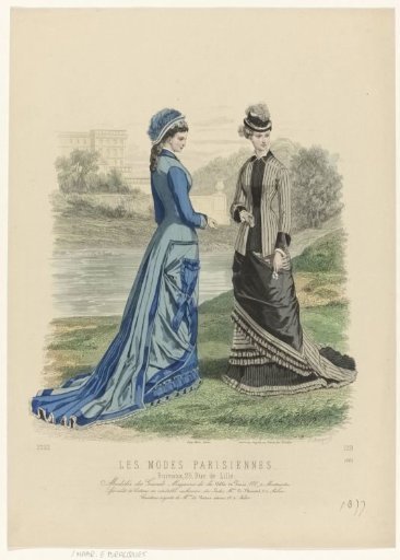 Les Modes Parisiennes, 1877, No. 1763: Models from the Great Department Stores (...)
