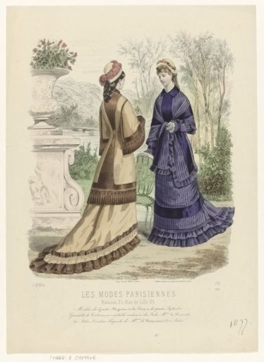 Les Modes Parisiennes, 1877, No. 1167: Models from the Great Department Stores (...)