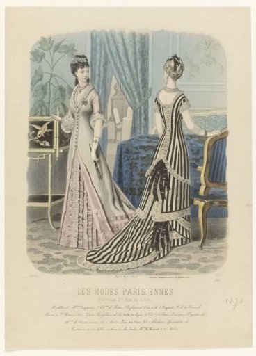 Les Modes Parisiennes, 1878, No. 1771: Models by Mme Leyvastr (...)
