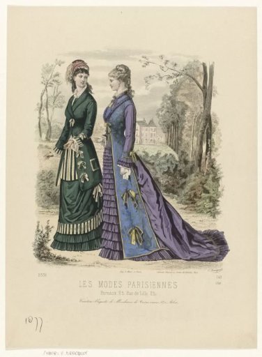 Les Modes Parisiennes, 1877, No. 1768: Regent Belt by the Sisters de Vertus (...)