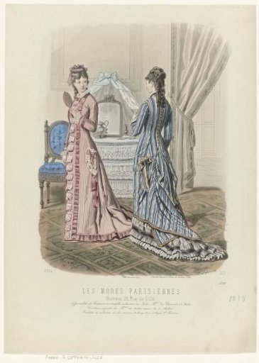 Les Modes Parisiennes, 1878, No. 1750: Specialty of Costumes (...)