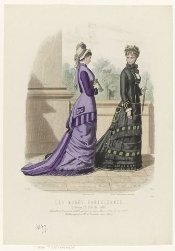 Les Modes Parisiennes, 1877, No. 1756: Specialty of Costumes (...)
