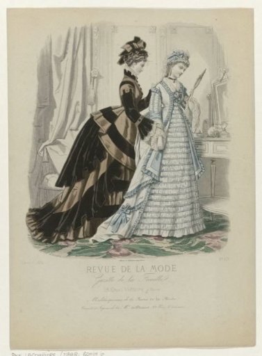 Revue de la Mode, Gazette de la Famille, 1874, 3rd year, No. 113: Special Models (...)