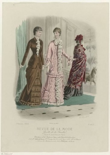 Revue de la Mode, Gazette de la Famille, Sunday, February 8, 1880, 9th year, No. 423: Chatelaines of the Parfumerie Ninon (...)