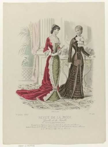 Revue de la Mode, Gazette de la Famille, Sunday, February 13, 1880, 9th year, No. 424: Fans from the Parfumerie Ninon (...)