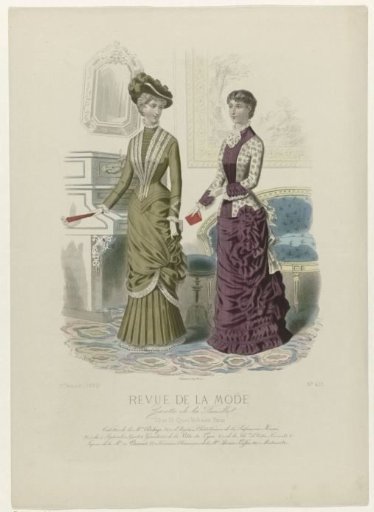 Revue de la Mode, Gazette de la Famille, Sunday, September 19, 1880, 9th year, No. 455: Outfits of Mrs. Duboys (...)