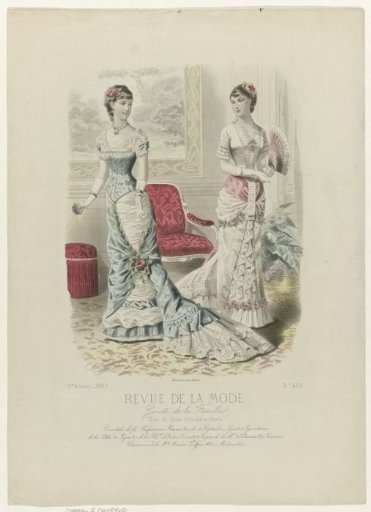 Revue de la Mode, Gazette de la Famille, Sunday, December 5, 1880, 9th year, No. 466: Fans from the Parfumerie Ninon (...)
