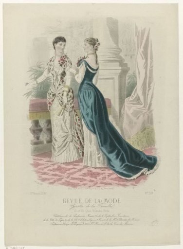 Revue de la Mode, Gazette de la Famille, Sunday, December 11, 1881, 10th year, No. 519: Chatelaines of the Parfumerie Ninon (...)