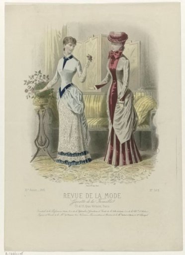Revue de la Mode, Gazette de la Famille, Sunday, September 25, 1881, 10th year, No. 508: Fans of the Parfumerie Ninon (...)