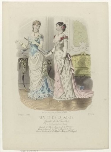 Revue de la Mode, Gazette de la Famille, Sunday, March 26, 1882, 11th year, No. 534: Gloves of the Ville de Lyon (...)