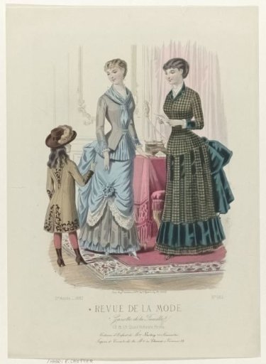Revue de la Mode, Gazette de la Famille, Sunday 8 October 1882, 11th year, No. 562: Children's Costume (...)