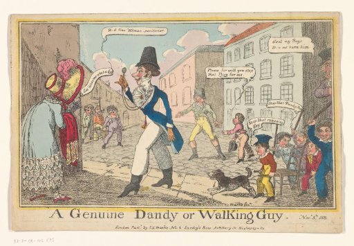 Cartoon on the dandy on Guy Fawkes Day