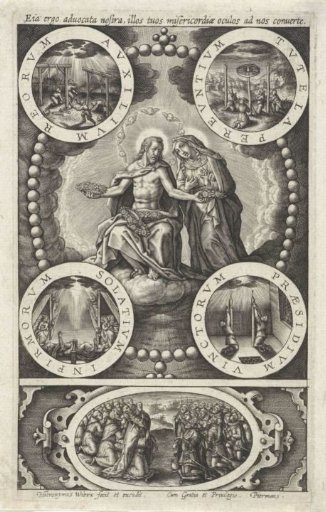 Christ distributing crowns