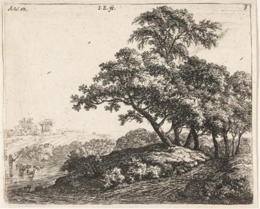 Flock of Sheep in a River