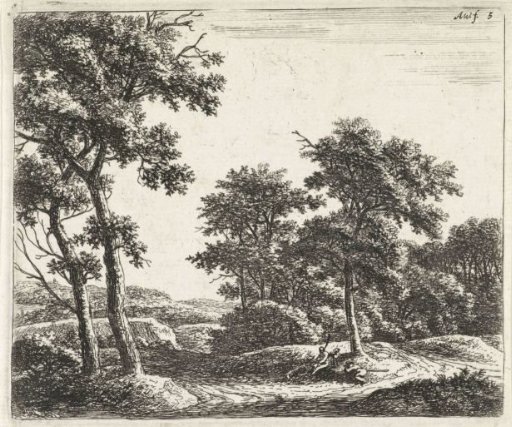 Resting Shepherds under a Tree
