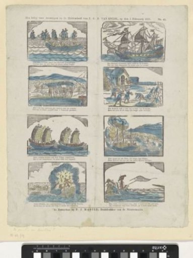 The siege of Antwerp and the heroic death of J. C. J. Van Speijk, on 5 February 1831