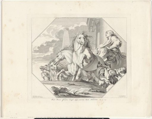 Joseph in the chariot of victory, appointed by Pharaoh over all Egypt