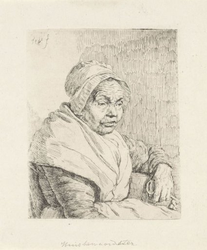 Portrait of an old woman