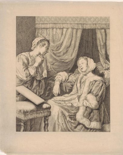 Woman in a cat's cradle