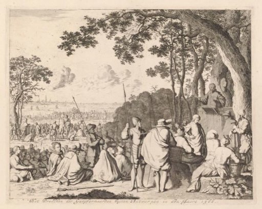 Hagenpreken outside Antwerp, 1566