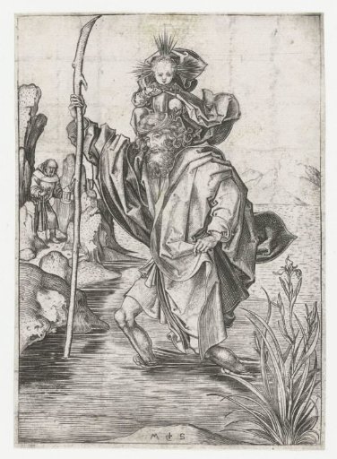 Saint Christopher Carrying the Christ Child