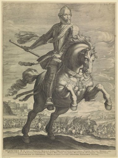Equestrian portrait of Maurice, Prince of Orange